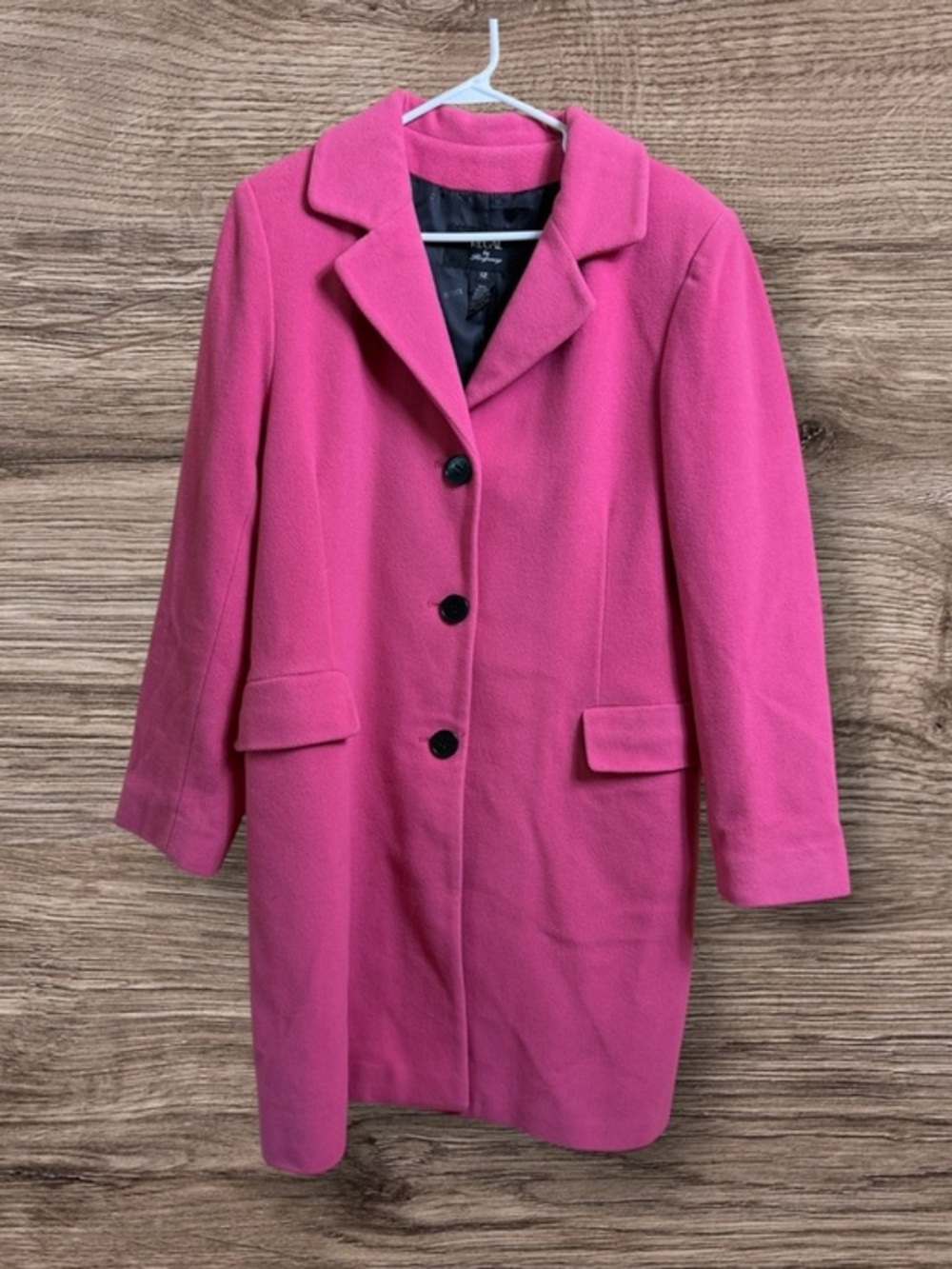Regal by Regency size 12 pink cashmere blend coat